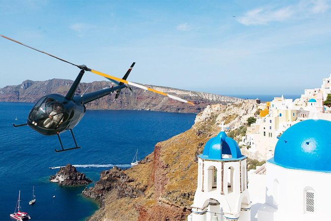 santorini helicopter ride