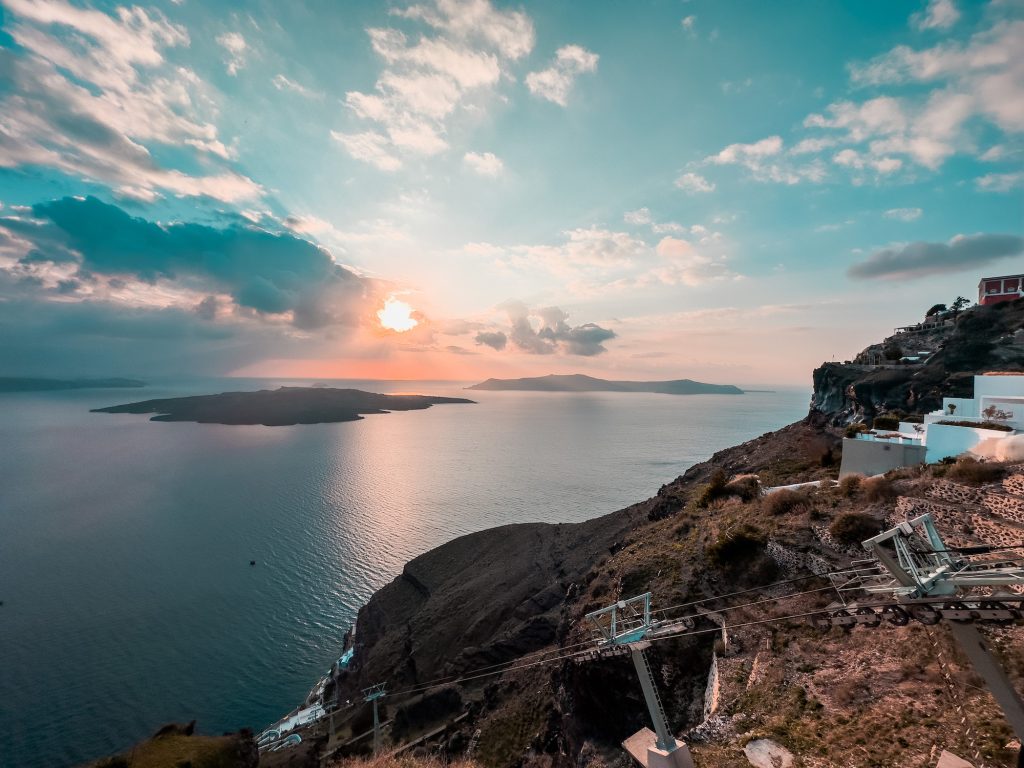 santorini sunset